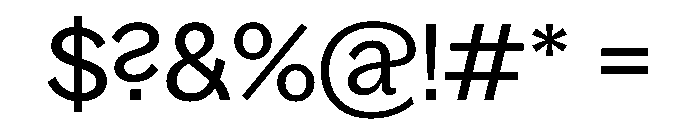 Bagoss TRIAL StandardRegular Instance Font OTHER CHARS