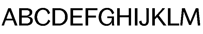 Bagoss TRIAL StandardRegular Instance Font UPPERCASE