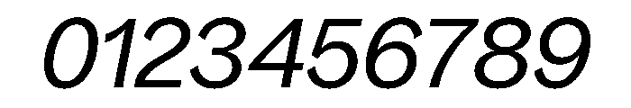 Bagoss TRIAL StandardRegularItalic Instance Font OTHER CHARS