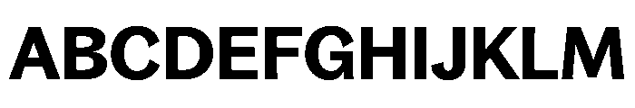 Bagoss TRIAL StandardSemiBold Instance Font UPPERCASE