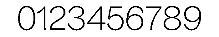 Bagoss TRIAL StandardThin Instance Font OTHER CHARS