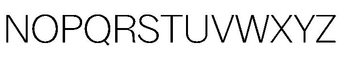 Bagoss TRIAL StandardThin Instance Font UPPERCASE