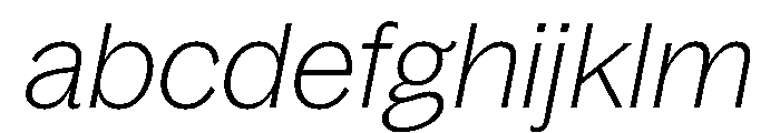 Bagoss TRIAL StandardThinItalic Instance FONT