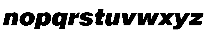 Baikal BlackItalic 640528e0 Font LOWERCASE