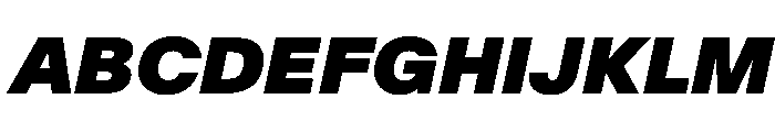 Baikal BlackItalic 6ff194e3 Font UPPERCASE