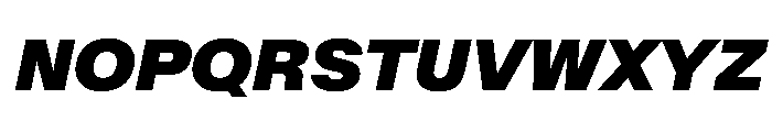 Baikal BlackItalic 6ff194e3 Font UPPERCASE