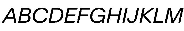 Baikal BookItalic 7ca11114 Font UPPERCASE