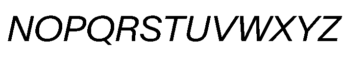 Baikal BookItalic 7ca11114 Font UPPERCASE