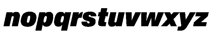 Baikal CondBlackIta 77fccacc Font LOWERCASE
