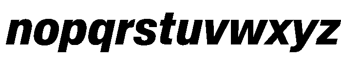 Baikal CondBoldIta C870b089 Font LOWERCASE
