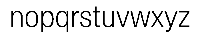 Baikal CondExtLt 1ffa06dd Font LOWERCASE