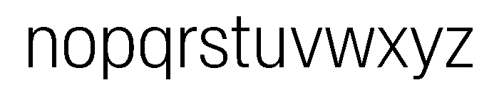 Baikal CondExtLt E650af4e Font LOWERCASE
