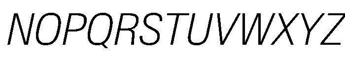 Baikal CondExtLtIta 61c7f3e1 Font UPPERCASE