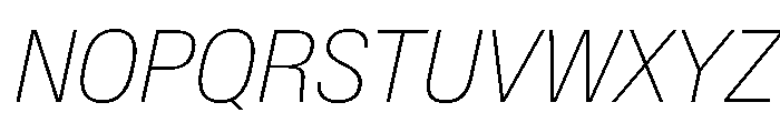 Baikal CondThinIta 58d65e27 Font UPPERCASE