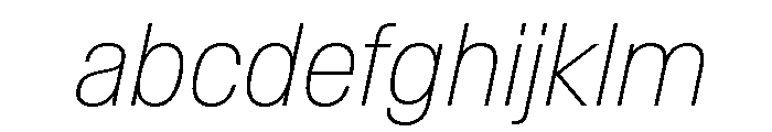 Baikal CondThinIta A336e7a2 FONT