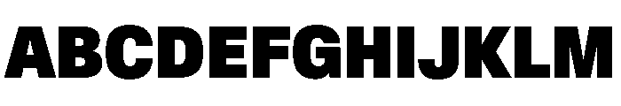 Baikal CondensedBlack 5ea32c93 Font UPPERCASE