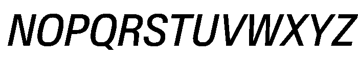 Baikal CondensedItalic 56ede503 Font UPPERCASE