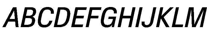 Baikal CondensedItalic Dbabb582 Font UPPERCASE