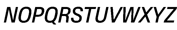 Baikal CondensedItalic Dbabb582 Font UPPERCASE
