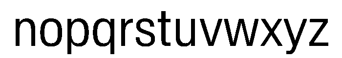 Baikal CondensedLight D6681afc Font LOWERCASE
