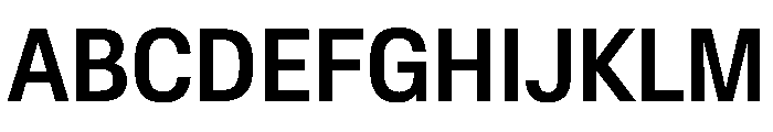 Baikal CondensedMedium 746de8a7 Font UPPERCASE