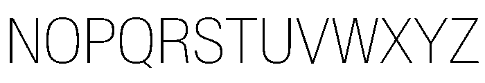 Baikal CondensedThin 55b86149 Font UPPERCASE