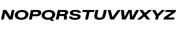 Baikal ExpBoldIta 45573f2d Font UPPERCASE