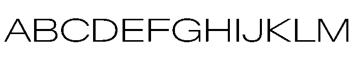 Baikal ExpExtLt E87fb28b Font UPPERCASE
