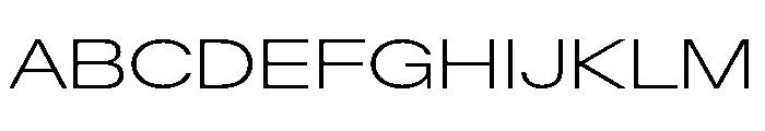Baikal ExpExtLt F0e59611 Font UPPERCASE