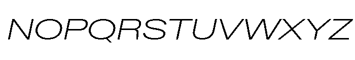 Baikal ExpExtLtIta 5c3d1489 Font UPPERCASE