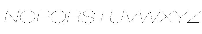 Baikal ExpHairlineIta 358f17e2 Font UPPERCASE