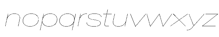 Baikal ExpHairlineIta 735b2c15 Font LOWERCASE