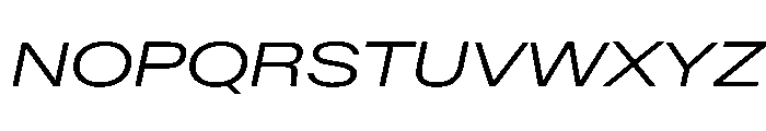 Baikal ExpLightIta E311845f Font UPPERCASE