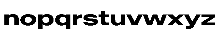 Baikal ExpandedBold De799de4 Font LOWERCASE