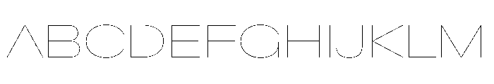 Baikal ExpandedHairline 51c4f52e Font UPPERCASE