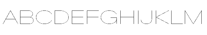 Baikal ExpandedHairline 8e4d043a Font UPPERCASE