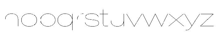 Baikal ExpandedHairline 8e4d043a Font LOWERCASE