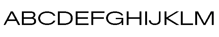 Baikal ExpandedLight 660352ad Font UPPERCASE