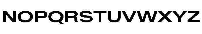 Baikal ExpandedSemiBold A7382517 Font UPPERCASE