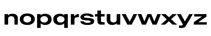 Baikal ExpandedSemiBold A7382517 Font LOWERCASE