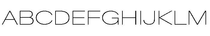 Baikal ExpandedThin 77e2ab8b Font UPPERCASE