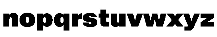 Baikal ExtraBlack Ba62c046 Font LOWERCASE