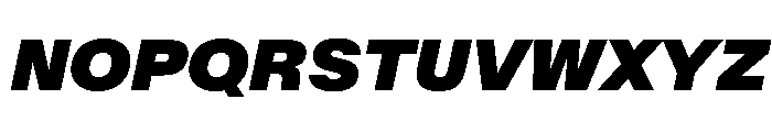 Baikal ExtraBlackItalic Dee13b79 Font UPPERCASE