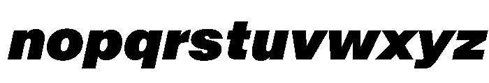Baikal ExtraBlackItalic Dee13b79 Font LOWERCASE