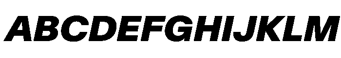 Baikal ExtraBoldItalic F88a950e Font UPPERCASE