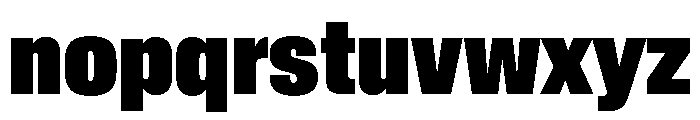Baikal ExtraCondBlack D9179657 Font LOWERCASE