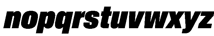 Baikal ExtraCondBlackIta 6f128052 Font LOWERCASE