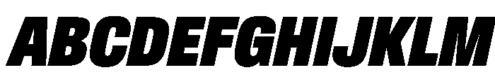 Baikal ExtraCondBlackIta F887cf7e Font UPPERCASE