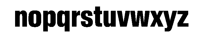 Baikal ExtraCondBold 6d3b7774 Font LOWERCASE