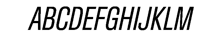 Baikal ExtraCondBookIta 9c2cad6a Font UPPERCASE